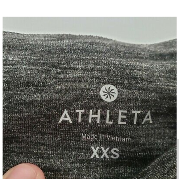 Athleta Relay Gray Heathered Capri Leggings XXS - Picture 7 of 7